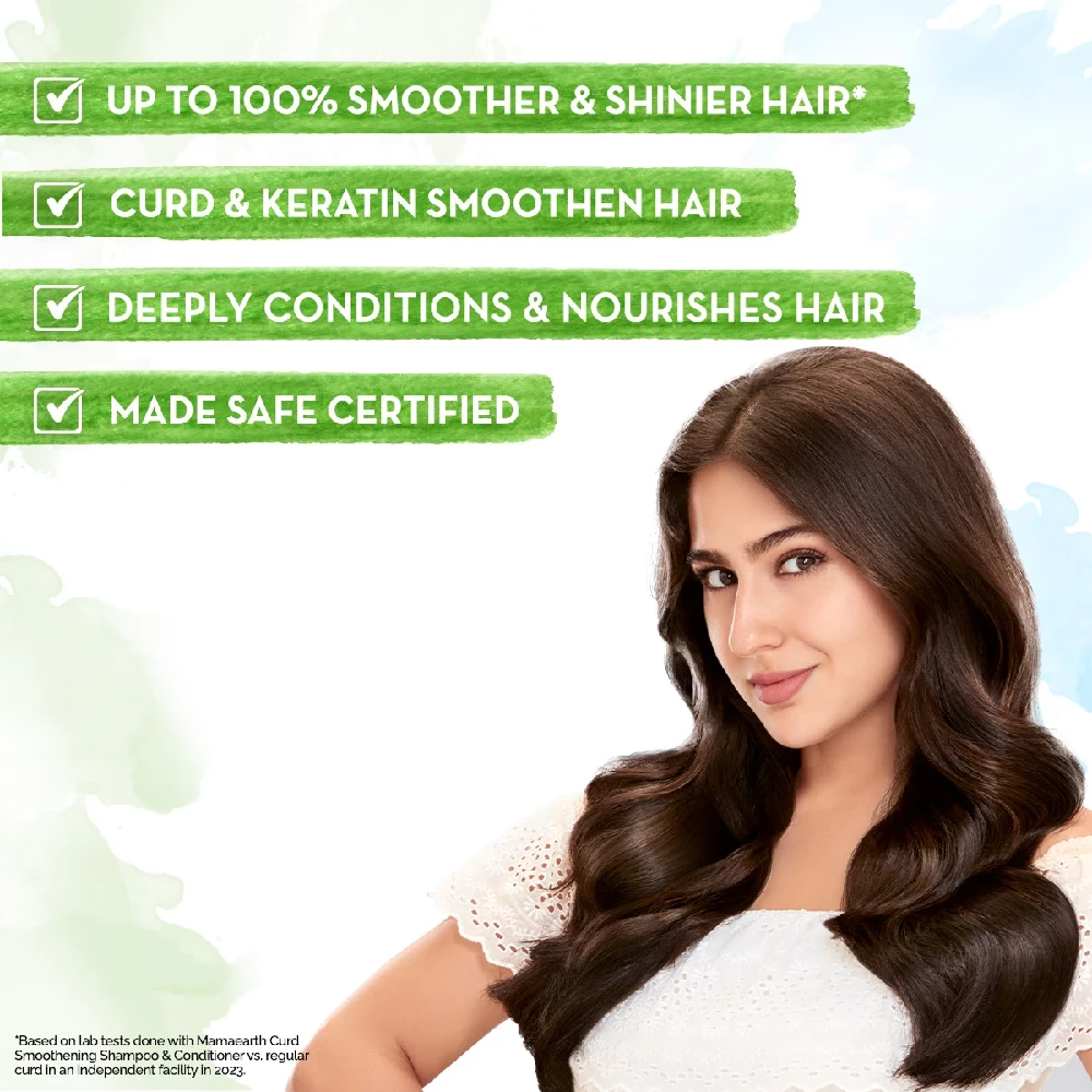 Curd Smoothening Conditioner with Curd & Keratin for Smooth & Shiny Hair, 250 ml-6.webp